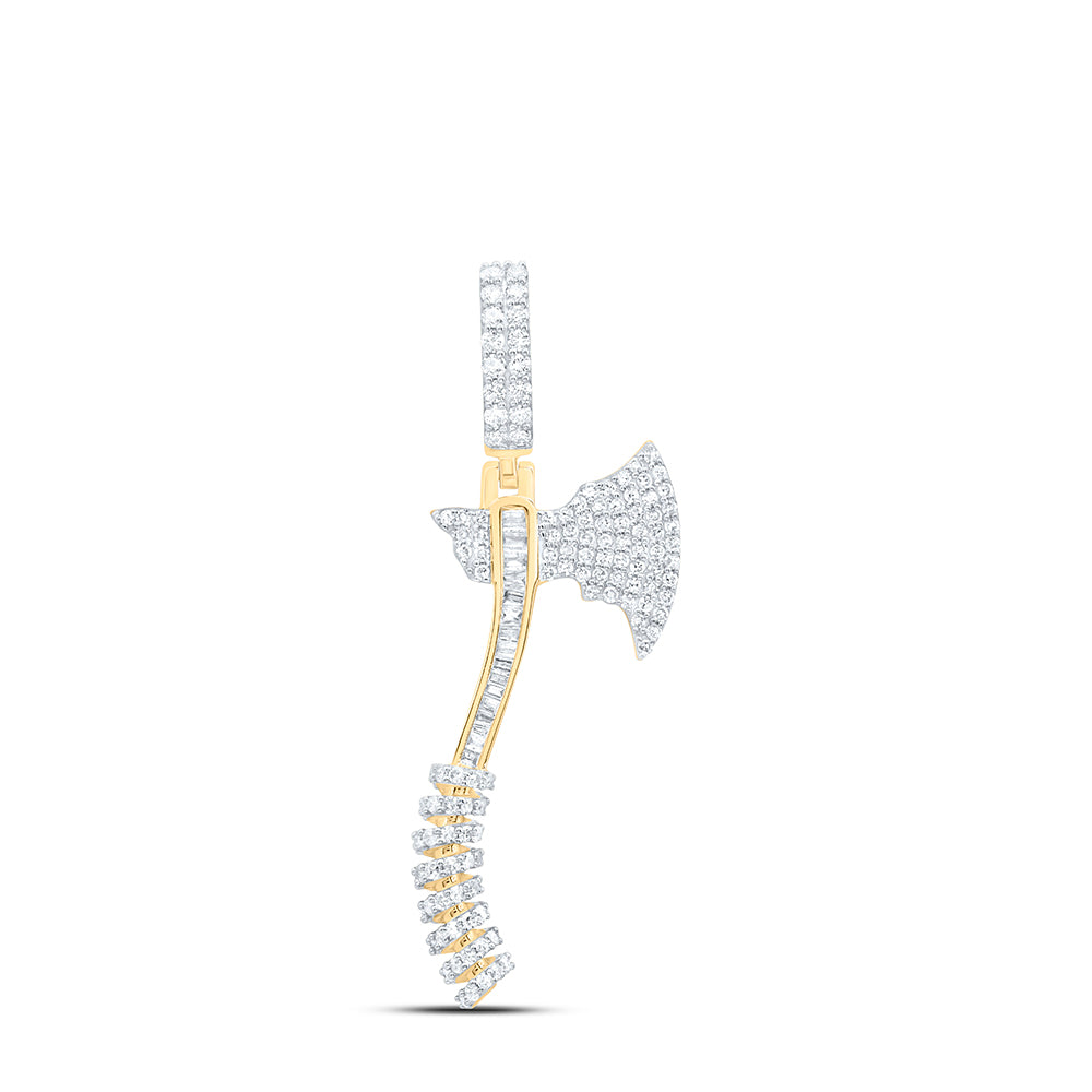 1CTW-DIA NK AXE MENS CHARM