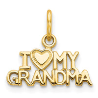 Load image into Gallery viewer, 14k I HEART MY GRANDMA Charm
