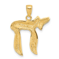 Load image into Gallery viewer, 14K Jewish Chai (Long Life) Pendant
