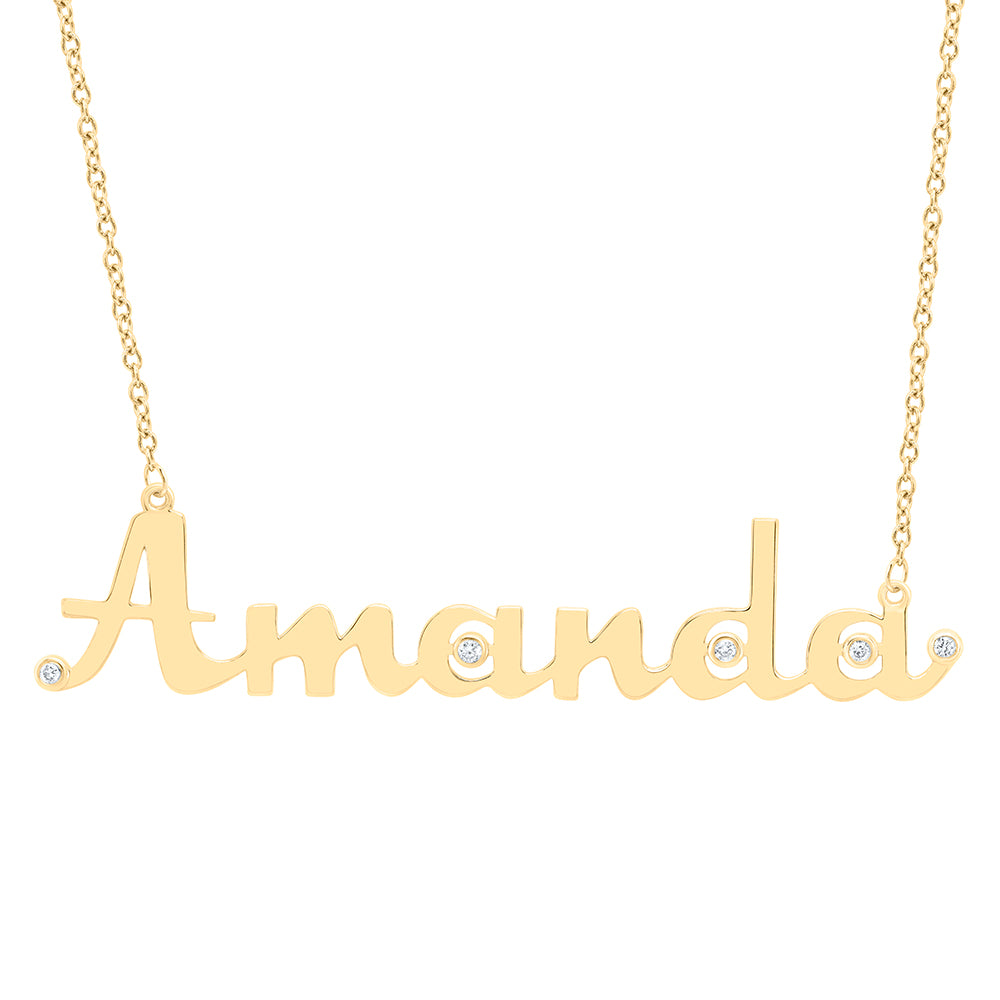 1/12CTW-DIA NK GIFT "Amanda" NECKLACE (18 INCH)