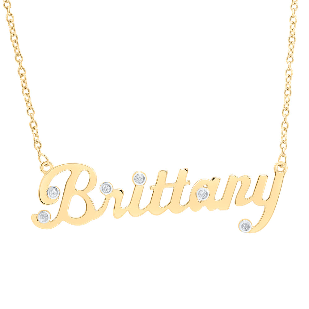 1/20CTW-DIA NK GIFT "Brittany" NECKLACE (18 INCH)