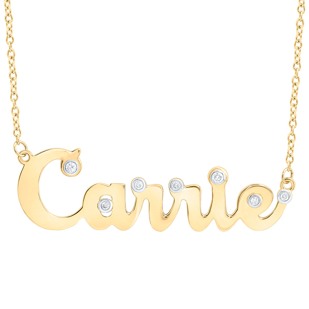 1/10CTW-DIA NK GIFT "Carrie" NECKLACE (18 INCH)