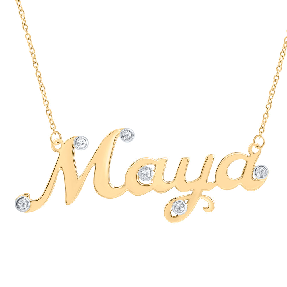 1/10CTW-DIA NK GIFT "Maya" NECKLACE (18 INCH)