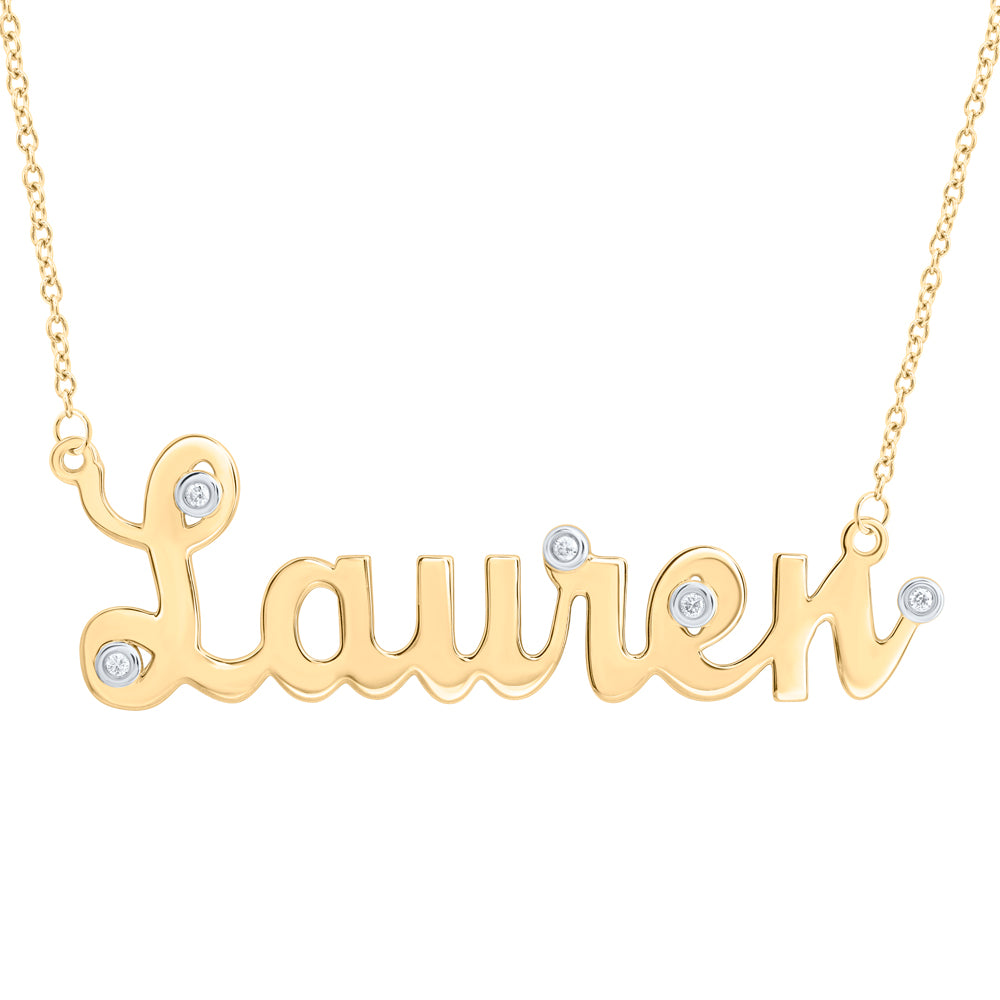 1/20CTW-DIA NK GIFT "Lauren" NECKLACE (18 INCH)