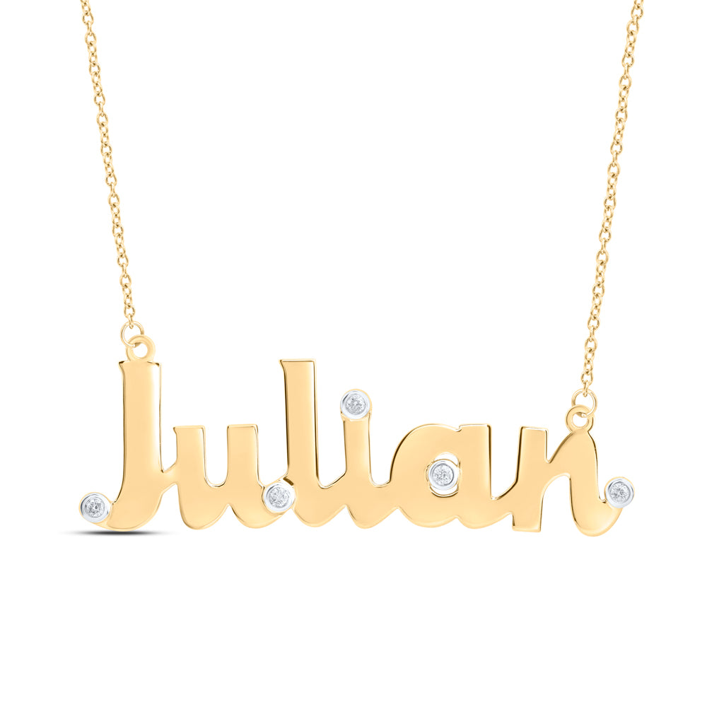 1/12CTW-DIA NK GIFT "Julian" NECKLACE (18 INCH)