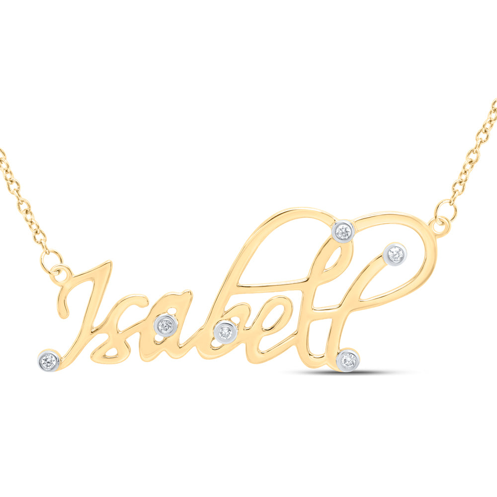1/10CTW-DIA NK GIFT "Isabell" NECKLACE (18 INCH)