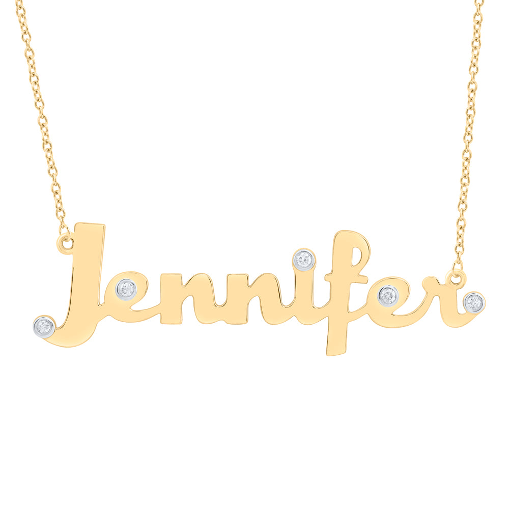 1/12CTW-DIA NK GIFT "Jennifer" NECKLACE (18 INCH)