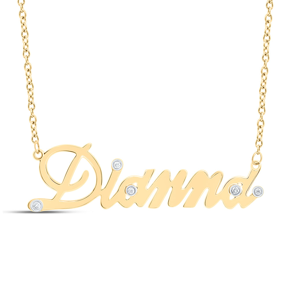1/10CTW-DIA NK GIFT "Dianna" NECKLACE (18 INCH)