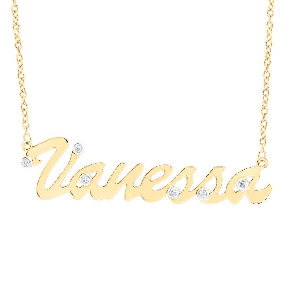 1/10CTW-DIA NK GIFT "Vanessa" NECKLACE (18 INCH)