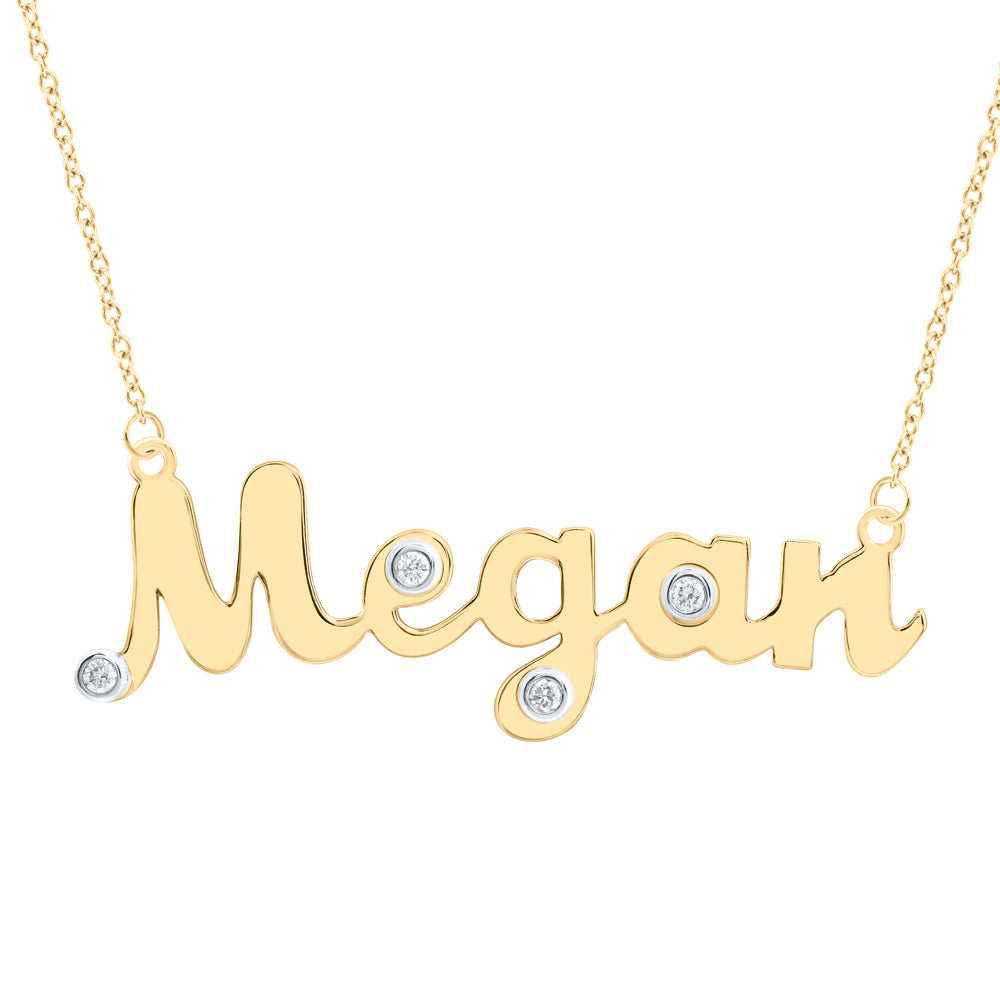 1/12CTW-DIA NK GIFT "Megan" NECKLACE (18 INCH)