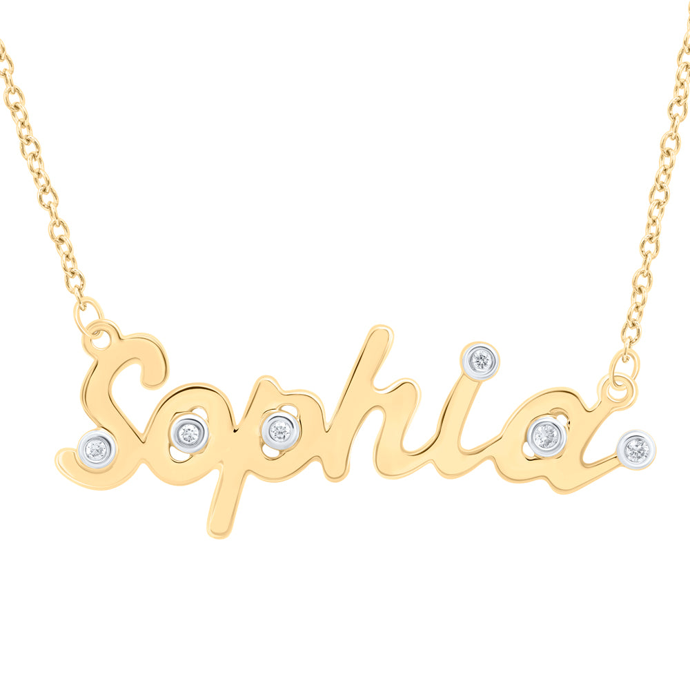 1/20CTW-DIA NK GIFT "Sophia" NECKLACE (18 INCH)