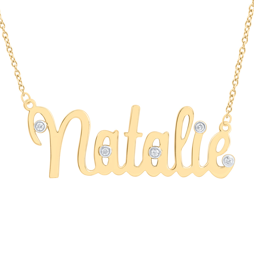 1/12CTW-DIA NK GIFT "Natalie" NECKLACE (18 INCH)