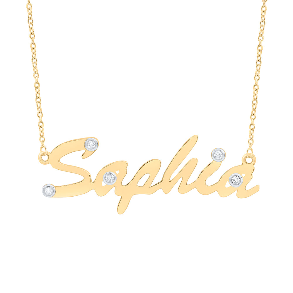 1/10CTW-DIA NK GIFT "Saphia" NECKLACE (18 INCH)
