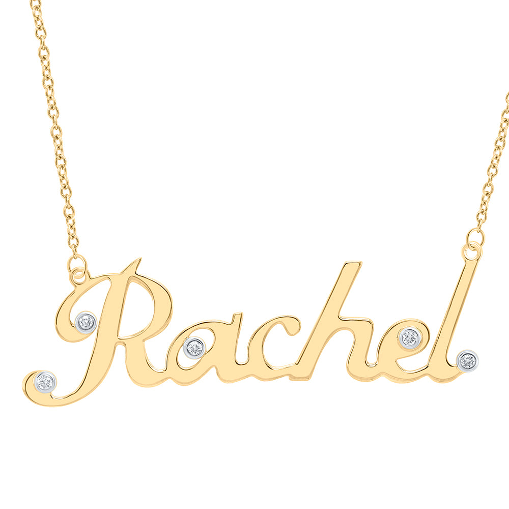 1/12CTW-DIA NK GIFT "Rachel" NECKLACE (18 INCH)