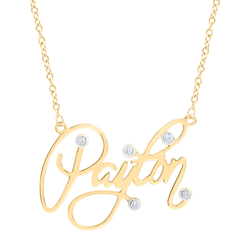 1/12CTW-DIA NK GIFT "Payton" NECKLACE (18 INCH)
