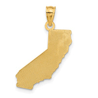 Load image into Gallery viewer, 14k CALIFORNIA State Map Pendant
