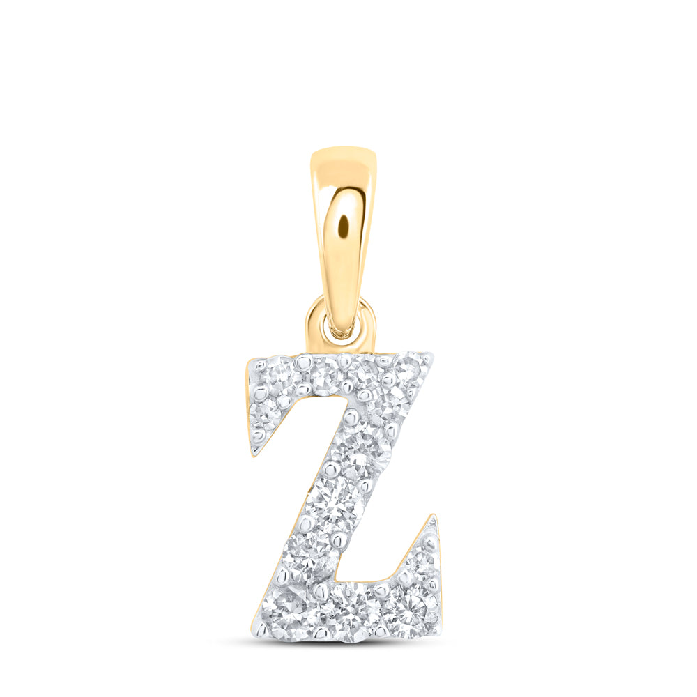 1/8CTW-DIA NK GIFT INITIAL "Z" PENDANT