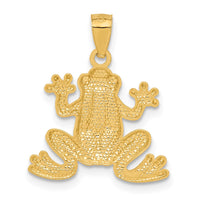 Load image into Gallery viewer, 14k Polished Frog Pendant
