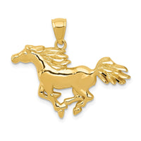 Load image into Gallery viewer, 14k Polished Horse Pendant
