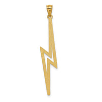 Load image into Gallery viewer, 14k Polished D/C Lightning Bolt Pendant
