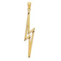 Load image into Gallery viewer, 14k Polished D/C Lightning Bolt Pendant
