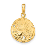 Load image into Gallery viewer, 14K Sand Dollar Pendant
