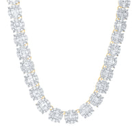 Load image into Gallery viewer, 19 3/4CTW-DIA NK ROUND MENS NECKLACE(22 INCH)
