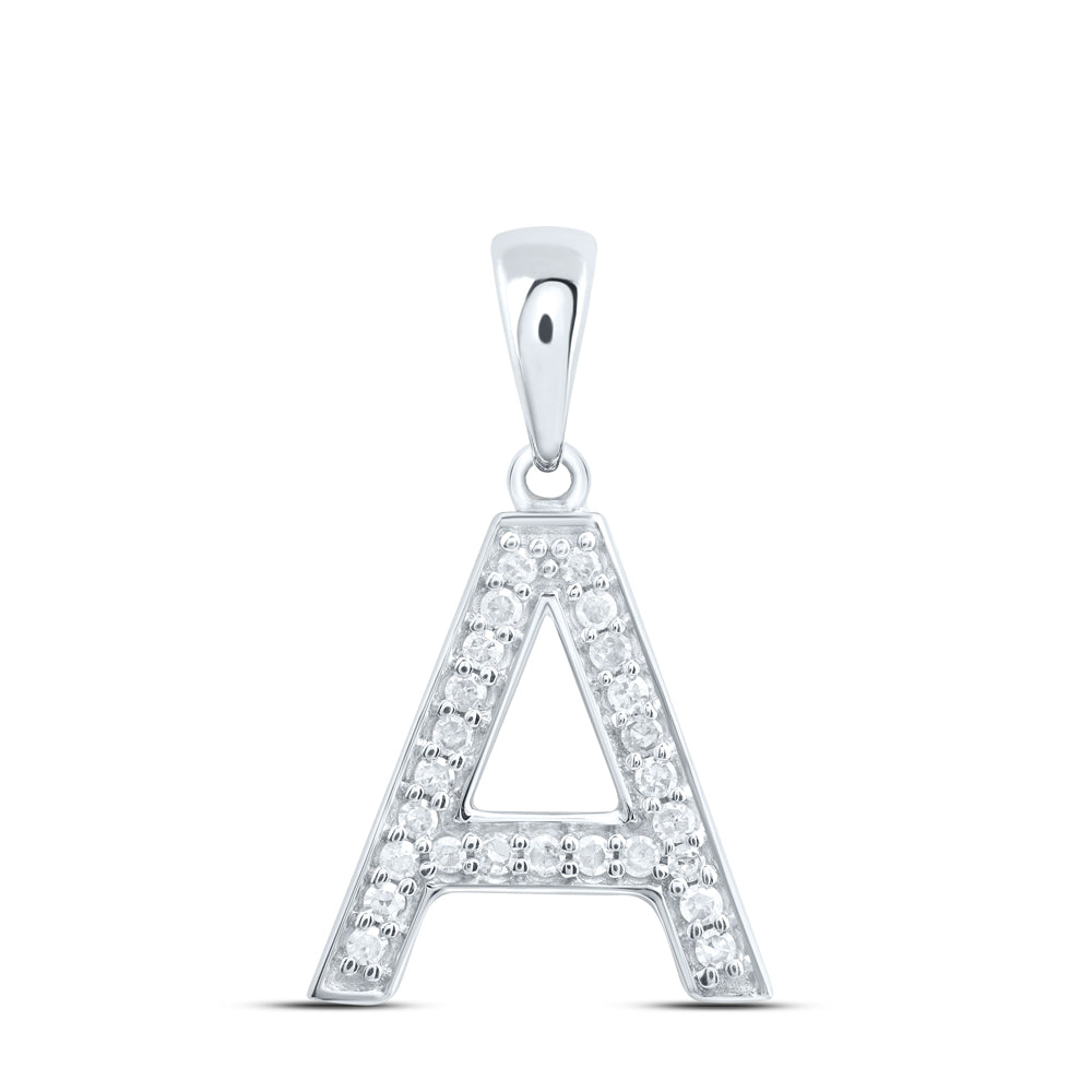 1/10CTW-DIA P1 GIFT INITIAL "A" PENDANT