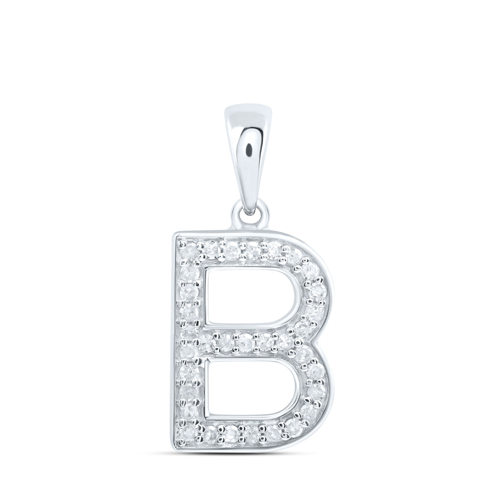 1/8CTW-DIA P1 GIFT INITIAL "B" PENDANT