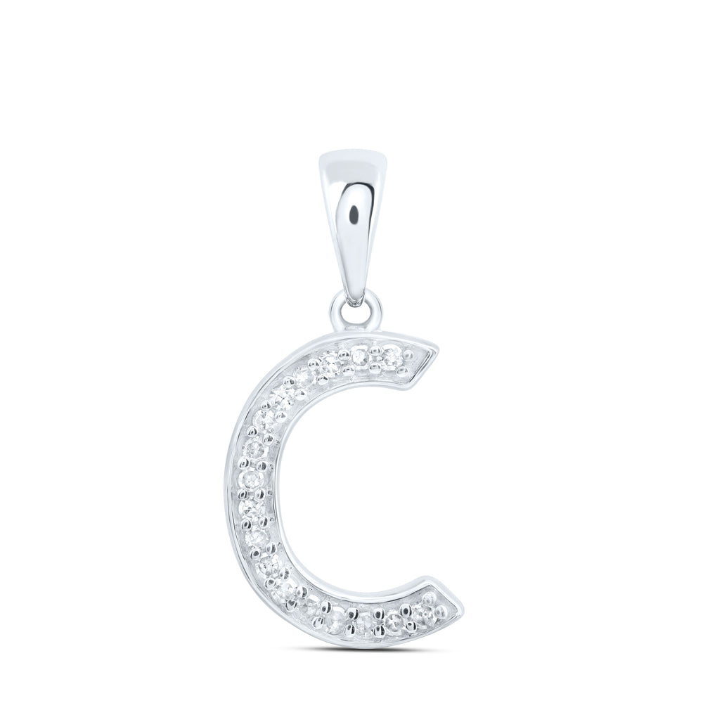 1/12CTW-DIA P1 GIFT INITIAL "C" PENDANT