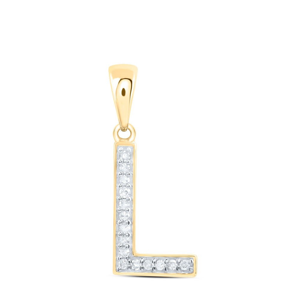 1/20CTW-DIA P1 GIFT INITIAL "L" PENDANT