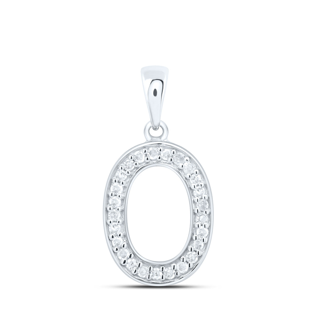1/10CTW-DIA P1 GIFT INITIAL "O" PENDANT