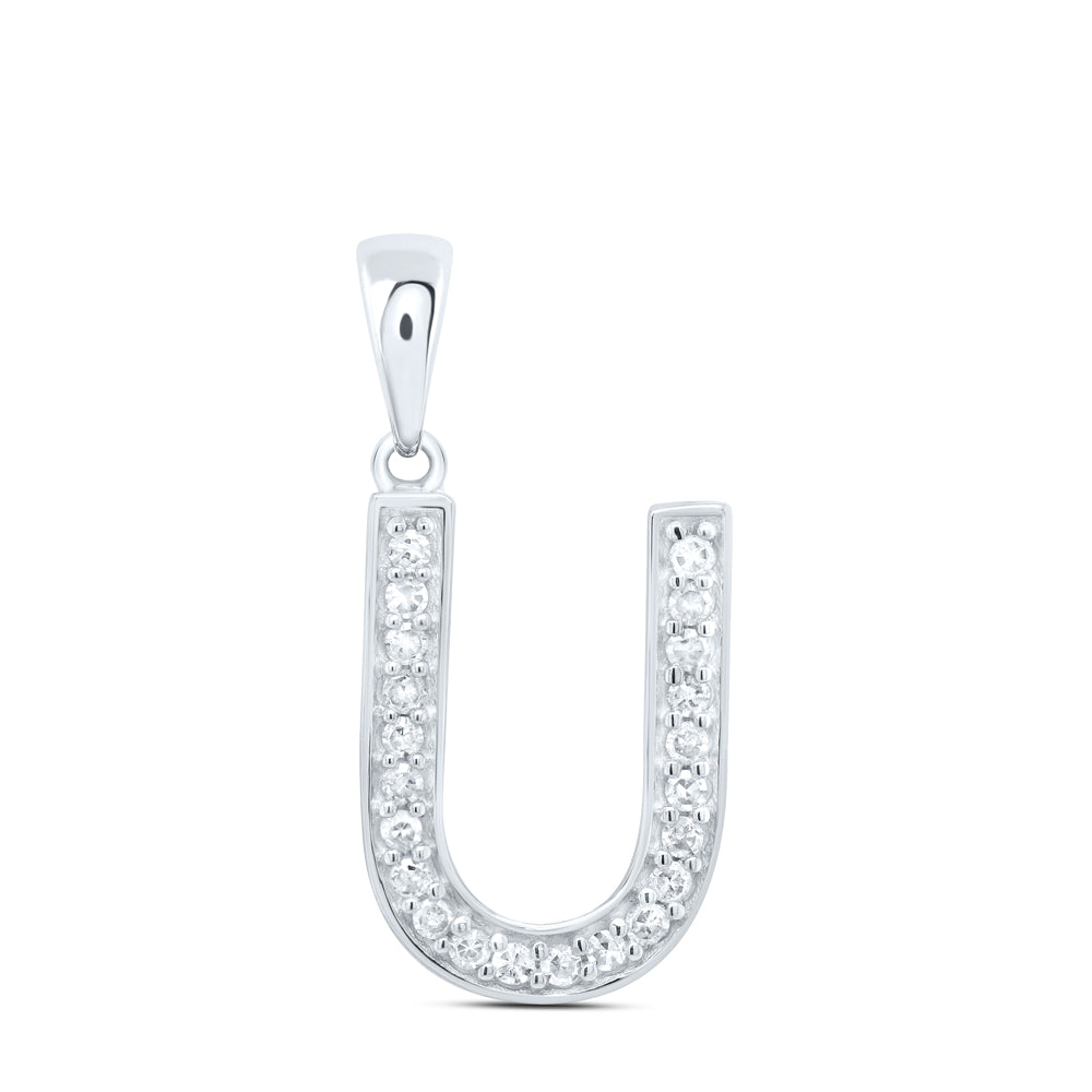 1/10CTW-DIA P1 GIFT INITIAL "U" PENDANT