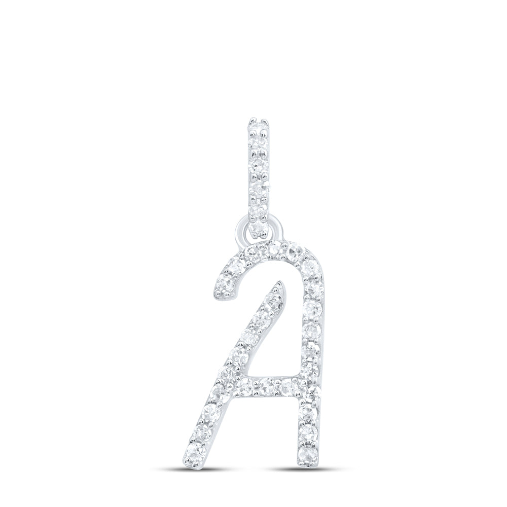 1/8CTW-DIA P1 GIFT INITIAL "A" PENDANT