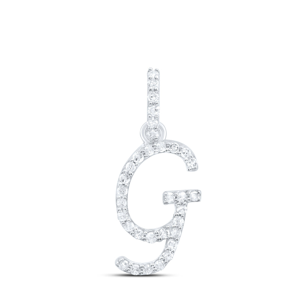 1/8CTW-DIA P1 GIFT INITIAL "G" PENDANT