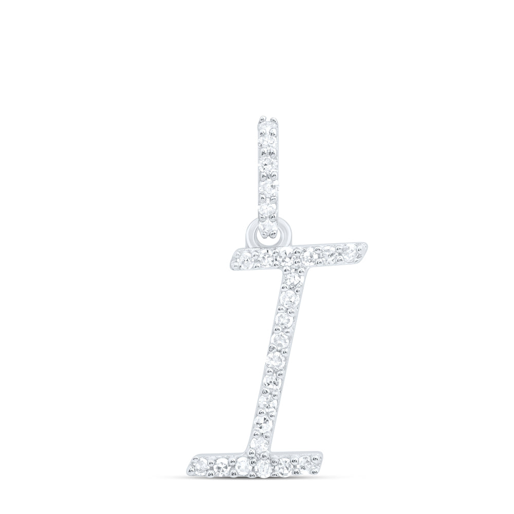 1/10CTW-DIA P1 GIFT INITIAL "I" PENDANT