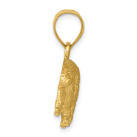 Load image into Gallery viewer, 14K Diamond-cut Bear Pendant
