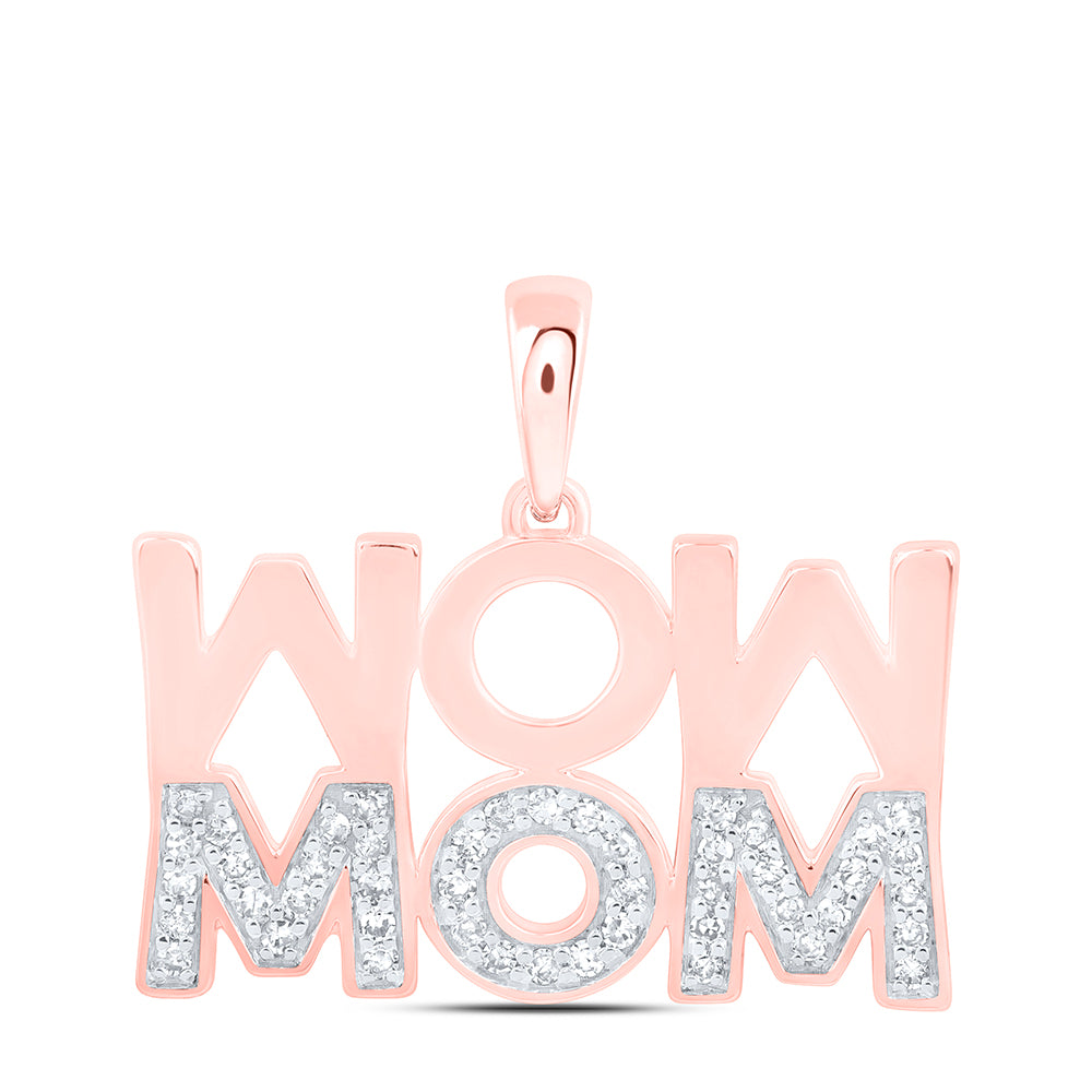 1/5CTW-DIA NK GIFT MOM PENDANT