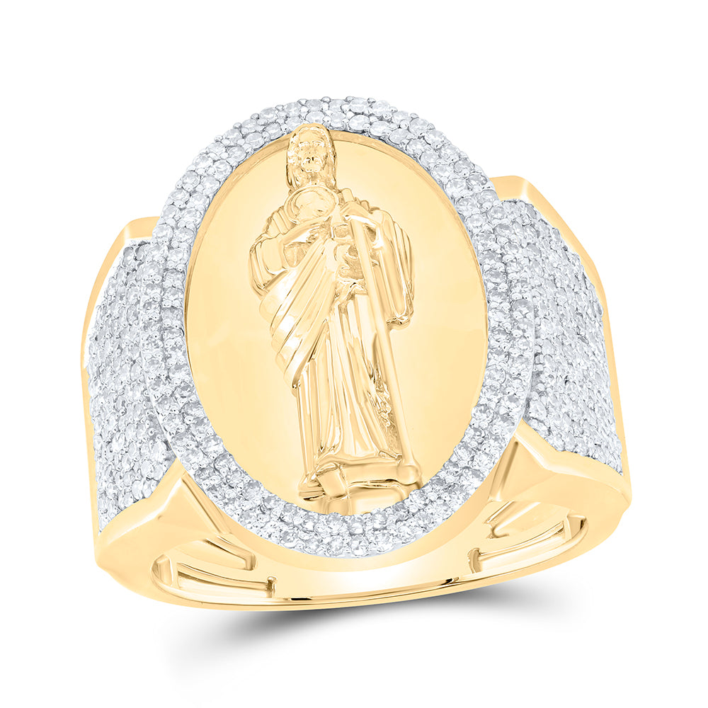1 1/5CTW-DIA NK FASHION JUDE MENS RING
