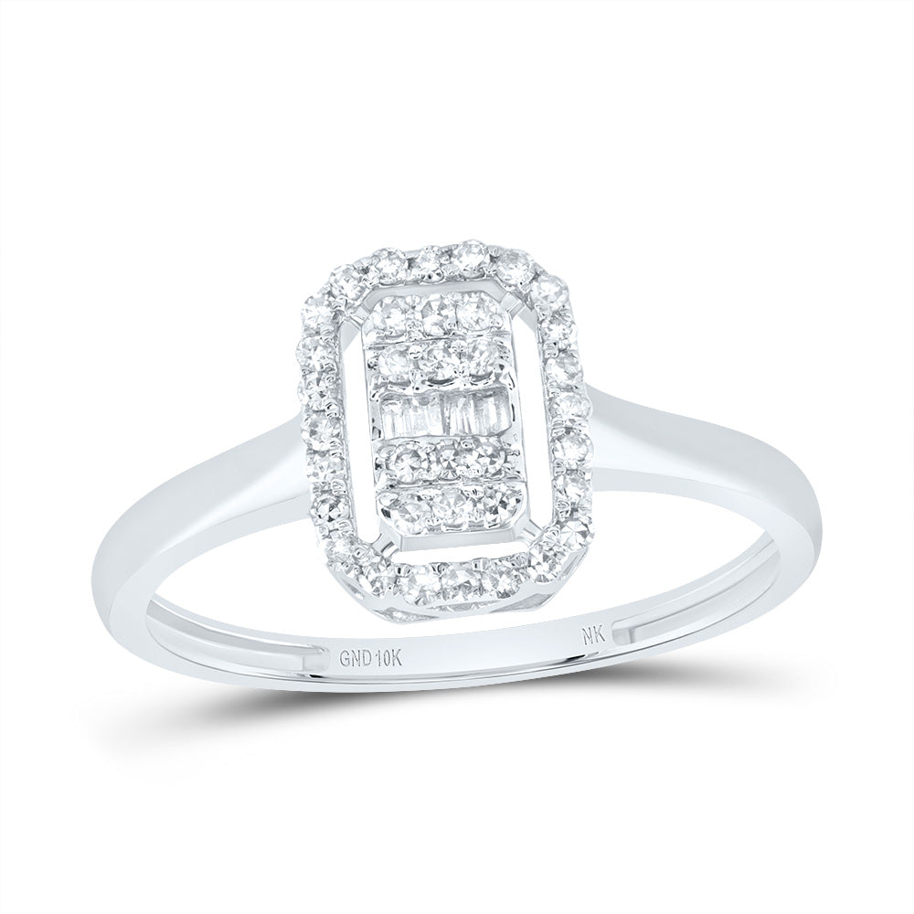 1/5CTW-DIA NK FASHION EMERALD RING