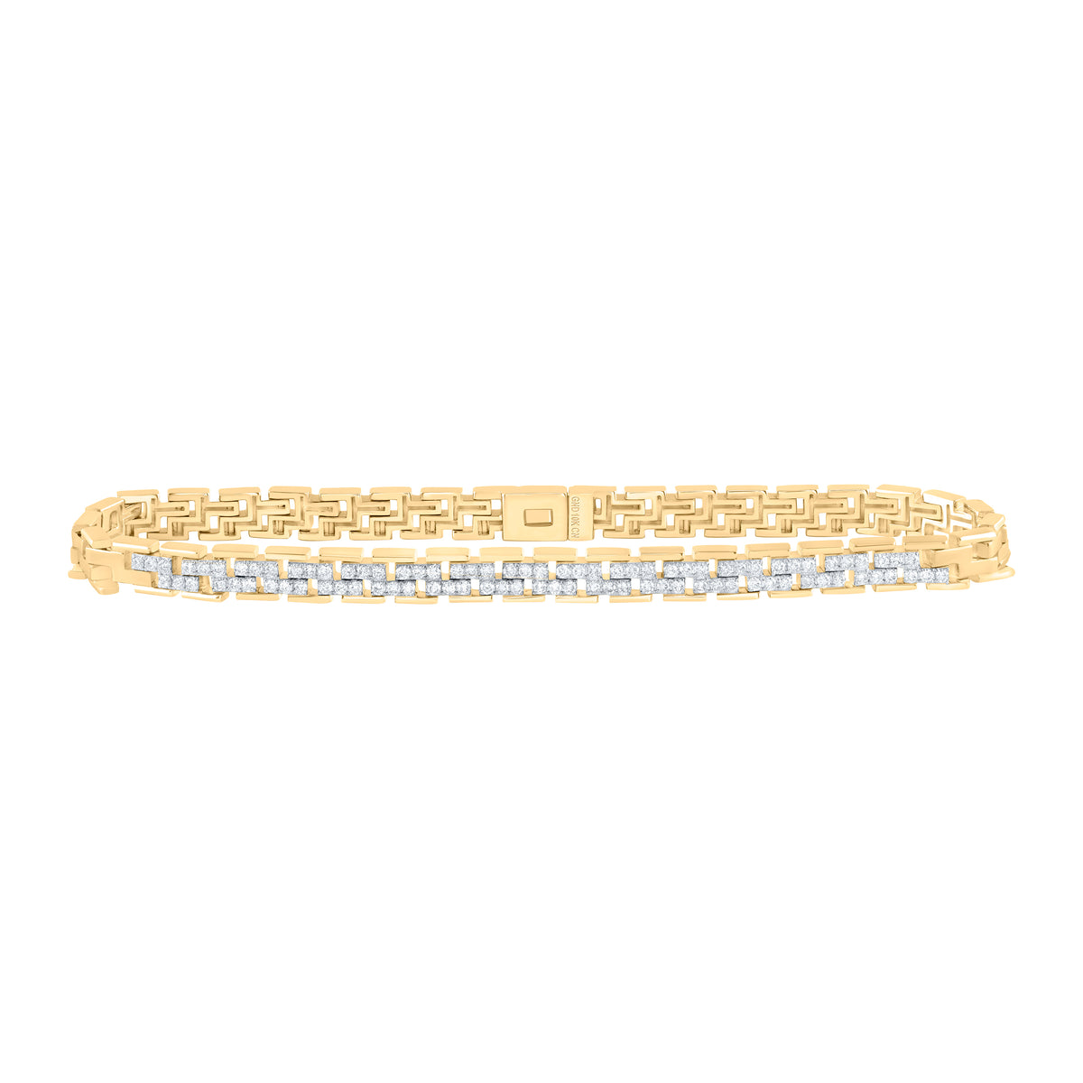1 1/4 CTW-DIA CN MENS T BRACELET (8.5 INCH)