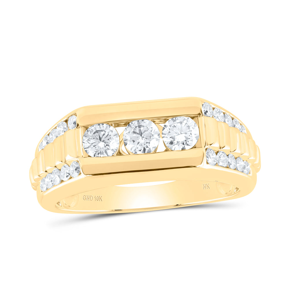 1 1/5CTW-DIA NK FASHION MENS RING