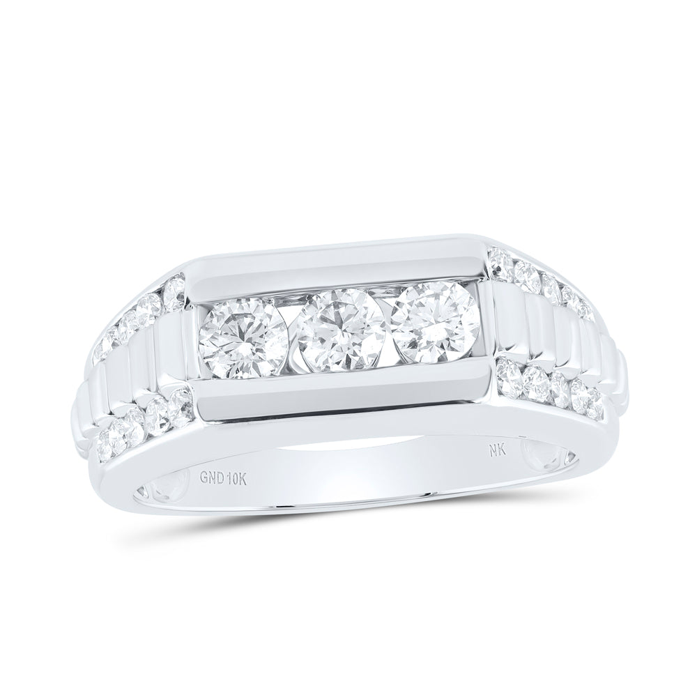 1 1/5CTW-DIA NK FASHION MENS RING