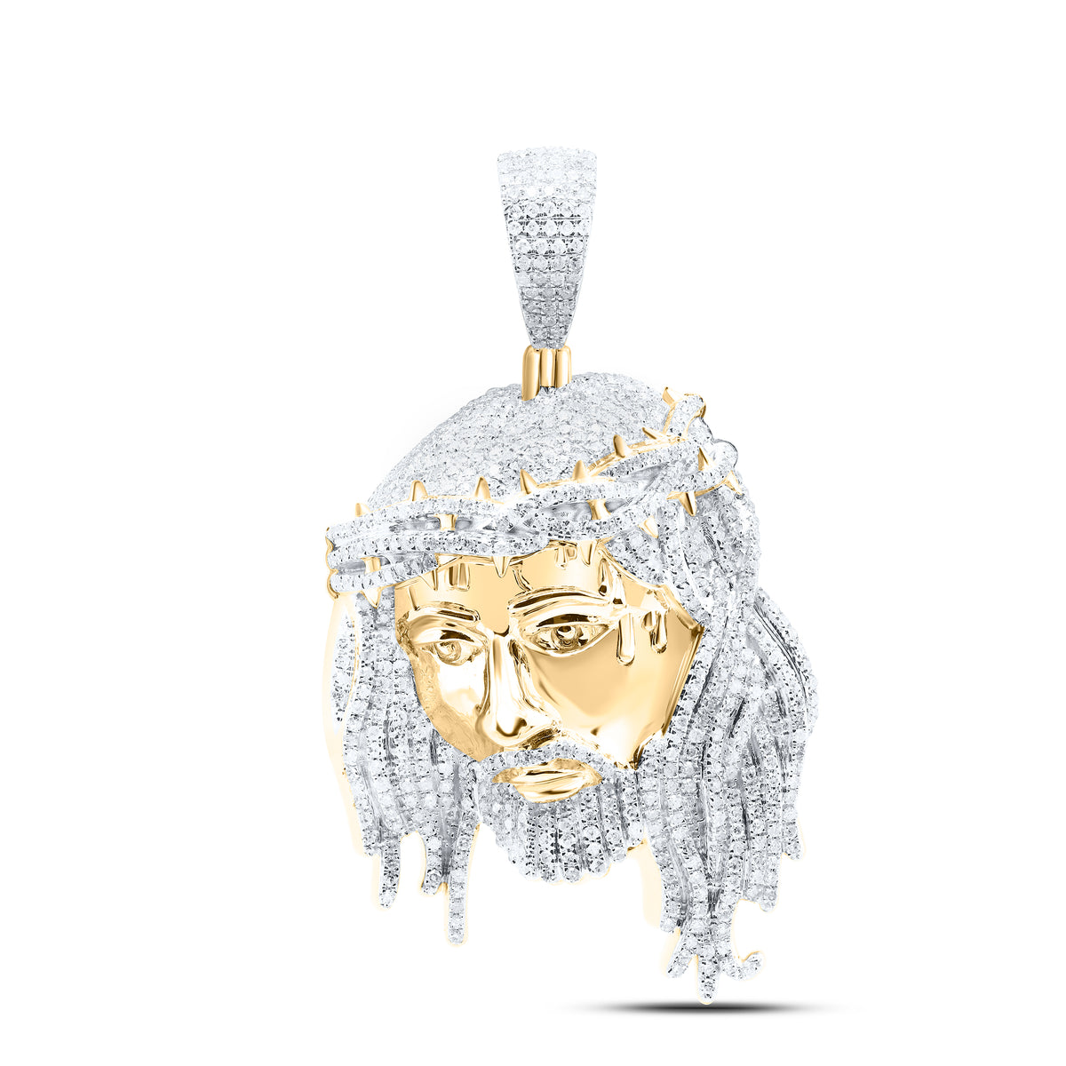 3CTW-DIA P1 JESUS MENS CHARM