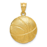 Load image into Gallery viewer, 14k Basketball Charm
