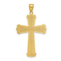 Load image into Gallery viewer, 14K Diamond-cut Cross Pendant
