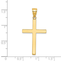 Load image into Gallery viewer, 14K Solid Reversible Latin Cross Pendant
