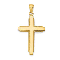 Load image into Gallery viewer, 14K Solid Cross Pendant
