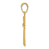 Load image into Gallery viewer, 14K Diamond-cut X Cross Pendant
