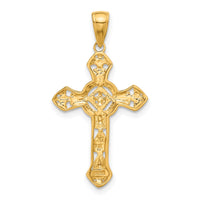 Load image into Gallery viewer, 14K Fancy Cross Pendant
